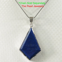 Load image into Gallery viewer, 9220053-Solid-Sterling-Silver-Blue-Lapis-Lazuli-Pendant-Necklace