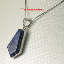 Load image into Gallery viewer, 9220054-Blue-Lapis-Lazuli-Solid-Sterling-Silver-Pendant-Necklace