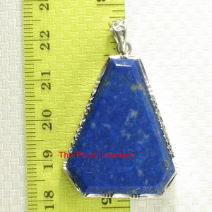 9220060-Solid-Sterling-Silver-Genuine-Blue-Lapis-Lazuli-Pendant-Necklace