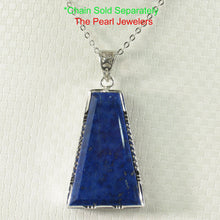 Load image into Gallery viewer, 9220063-Genuine-Blue-Lapis-Lazuli-Solid-Sterling-Silver-Pendant-Necklace