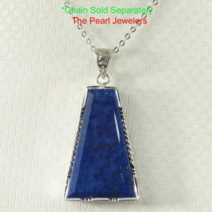 9220063-Genuine-Blue-Lapis-Lazuli-Solid-Sterling-Silver-Pendant-Necklace