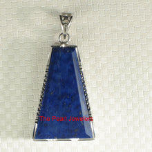 Load image into Gallery viewer, 9220063-Genuine-Blue-Lapis-Lazuli-Solid-Sterling-Silver-Pendant-Necklace