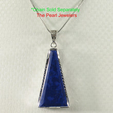 Load image into Gallery viewer, 9220064-Genuine-Blue-Lapis-Lazuli-Solid-Sterling-Silver-Pendant-Necklace