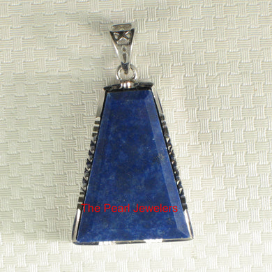 9220066-Solid-Sterling-Silver-Genuine-Blue-Lapis-Lazuli-Pendant-Necklace