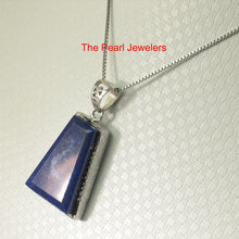 Load image into Gallery viewer, 9220069-Genuine-Blue-Lapis-Lazuli-Solid-Sterling-Silver-Pendant