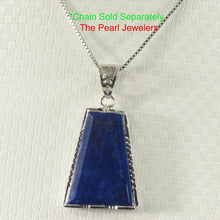 Load image into Gallery viewer, 9220069-Genuine-Blue-Lapis-Lazuli-Solid-Sterling-Silver-Pendant