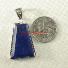 Load image into Gallery viewer, 9220069-Genuine-Blue-Lapis-Lazuli-Solid-Sterling-Silver-Pendant