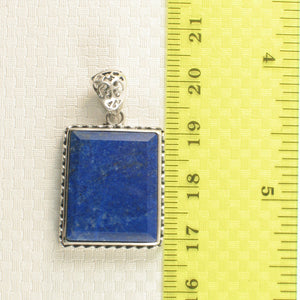 9220072B-Genuine-Blue-Lapis-Lazuli-Pendant-Necklace-Solid-Sterling-Silver