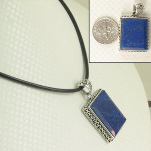 9220072B-Genuine-Blue-Lapis-Lazuli-Pendant-Necklace-Solid-Sterling-Silver