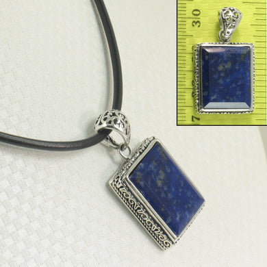 9220076-Solid-Sterling-Silver-Genuine-Blue-Lapis-Lazuli-Pendant-Necklace