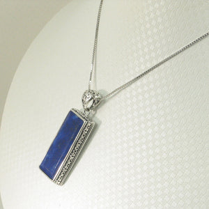 9220078-Solid-Sterling-Silver-Genuine-Blue-Lapis-Lazuli-Pendant-Necklace