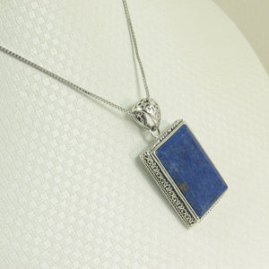 9220080-Solid-Sterling-Silver-Genuine-Blue-Lapis-Lazuli-Pendant-Necklace