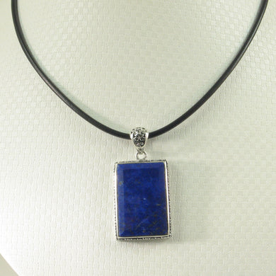 9220081-Solid-Sterling-Silver-Genuine-Blue-Lapis-Lazuli-Pendant-Necklace