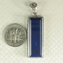 Load image into Gallery viewer, 9220082-Genuine-Blue-Lapis-Lazuli-Solid-Sterling-Silver-Pendant-Necklace