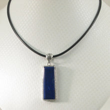 Load image into Gallery viewer, 9220082-Genuine-Blue-Lapis-Lazuli-Solid-Sterling-Silver-Pendant-Necklace