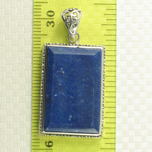 9220083-Solid-Sterling-Silver-Genuine-Blue-Lapis-Lazuli-Pendant-Necklace