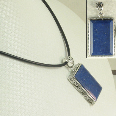 9220083-Solid-Sterling-Silver-Genuine-Blue-Lapis-Lazuli-Pendant-Necklace