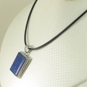 9220084-Solid-Sterling-Silver-Genuine-Blue-Lapis-Lazuli-Pendant-Necklace