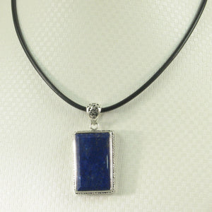 9220085-Genuine-Blue-Lapis-Lazuli-Solid-Sterling-Silver-Pendant-Necklace