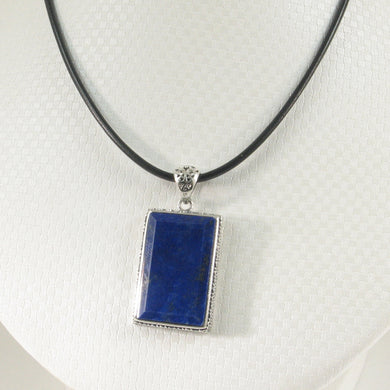 9220088-Solid-Sterling-Silver-Natural-Blue-Lapis-Lazuli-Pendant-Necklace