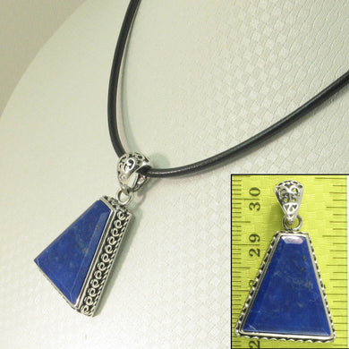 9220093-Solid-Sterling-Silver-Genuine-Blue-Lapis-Pendant-Necklace