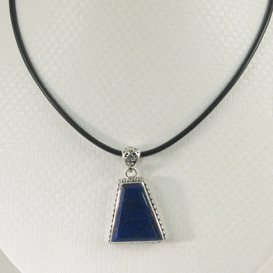 9220094-Solid-Sterling-Silver-Natural-Genuine-Blue-Lapis-Pendant-Necklace