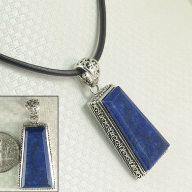 9220098-Solid-Sterling-Silver-Gemstone-Blue-Lapis-Lazuli-Pendant-Necklace