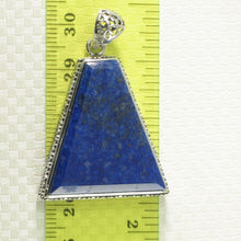 Load image into Gallery viewer, 9220102-Natural-Blue-Lapis-Lazuli-Solid-Sterling-Silver-Pendant-Necklace