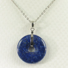 Load image into Gallery viewer, 9220117-Natural-Blue-Lapis-Lazuli-925-Solid-Sterling-Silver-Pendant-Necklace