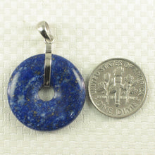 Load image into Gallery viewer, 9220117-Natural-Blue-Lapis-Lazuli-925-Solid-Sterling-Silver-Pendant-Necklace