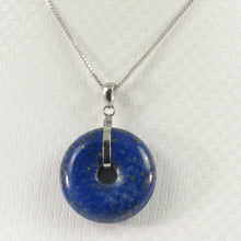 Load image into Gallery viewer, 9220118-Real-Blue-Lapis-Lazuli-925-Solid-Sterling-Silver-Pendant-Necklace