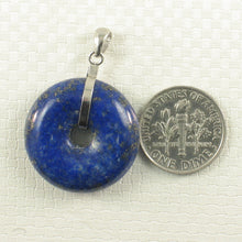 Load image into Gallery viewer, 9220118-Real-Blue-Lapis-Lazuli-925-Solid-Sterling-Silver-Pendant-Necklace