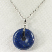 Load image into Gallery viewer, 9220119-Real-Blue-Lapis-Lazuli-925-Solid-Sterling-Silver-Pendant-Necklace