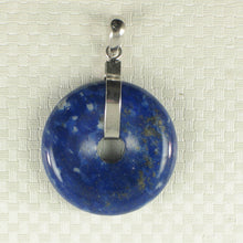 Load image into Gallery viewer, 9220120-Natural-Blue-Lapis-Lazuli-925-Solid-Sterling-Silver-Pendant-Necklace