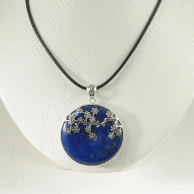 9220126-Natural-Solid-Sterling-Silver-Blue-Lapis-Lazuli-40mm-Pendant-Necklace
