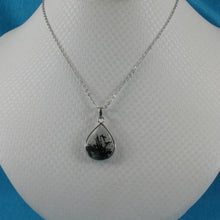 Load image into Gallery viewer, 9220132-Beautiful-Black-Rutilated-Quartz-Sterling-Silver-Pendant-Necklace