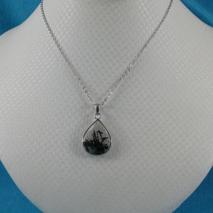 9220132-Beautiful-Black-Rutilated-Quartz-Sterling-Silver-Pendant-Necklace