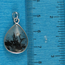 Load image into Gallery viewer, 9220132-Beautiful-Black-Rutilated-Quartz-Sterling-Silver-Pendant-Necklace