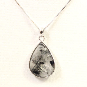 9220133F-Sterling-Silver-Handcrafted-Black-Rutilated-Quartz-Pendant-Necklace