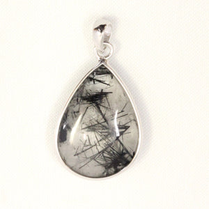 9220133F-Sterling-Silver-Handcrafted-Black-Rutilated-Quartz-Pendant-Necklace