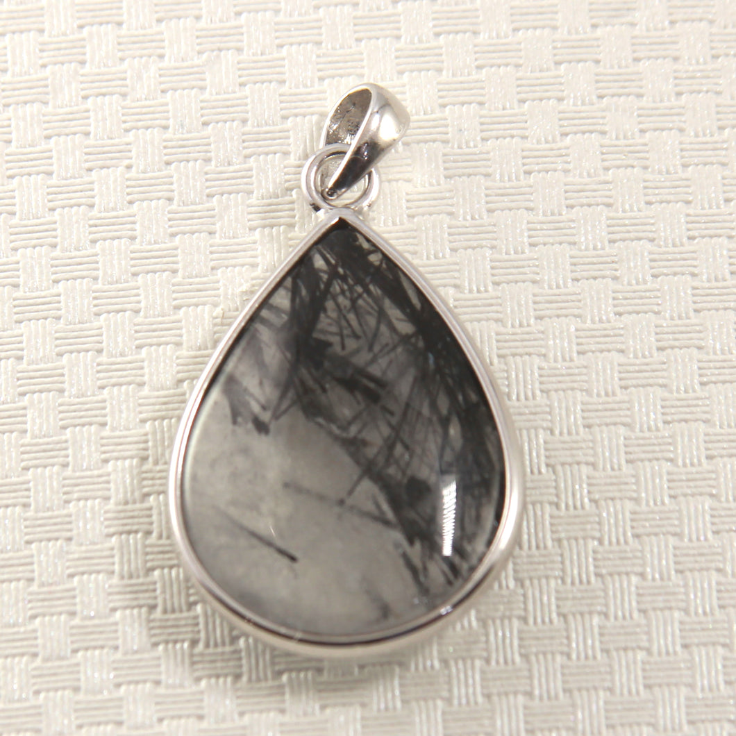 9220133H-Natural-Black-Rutilated-Quartz-Sterling-Silver-Pendant