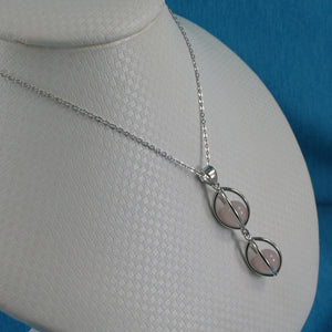 9229942-Rose-Quartz-Beads-Caged-Sterling-Silver-Lucky-Lanterns-Pendant-Necklace