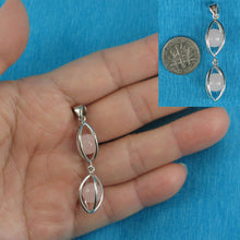 Load image into Gallery viewer, 9229942-Rose-Quartz-Beads-Caged-Sterling-Silver-Lucky-Lanterns-Pendant-Necklace