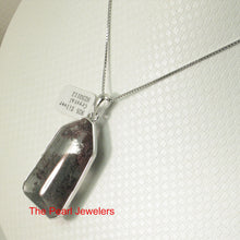 Load image into Gallery viewer, 9230112-Natural-Multi-Inclusion-Quartz-Crystal-Solid-Sterling-Silver-.925-Necklace