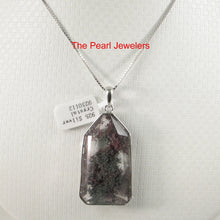 Load image into Gallery viewer, 9230112-Natural-Multi-Inclusion-Quartz-Crystal-Solid-Sterling-Silver-.925-Necklace