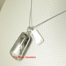 Load image into Gallery viewer, 9230114-Minimalist-Natural-Multi-Inclusion-Quartz-Crystal-Sterling-Silver-Necklace