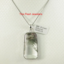 Load image into Gallery viewer, 9230114-Minimalist-Natural-Multi-Inclusion-Quartz-Crystal-Sterling-Silver-Necklace
