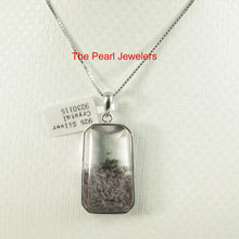 Load image into Gallery viewer, 9230115-Natural-Multi-Inclusion-Quartz-Crystal-Solid-Sterling-Silver-.925-Necklace