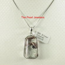 Load image into Gallery viewer, 9230118-Solid-Sterling-Silver-.925-Natural-Multi-Inclusion-Quartz-Crystal-Necklace
