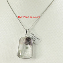 Load image into Gallery viewer, 9230124-Natural-Multi-Inclusion-Quartz-Crystal-Sterling-Silver-.925-Pendant-Necklace